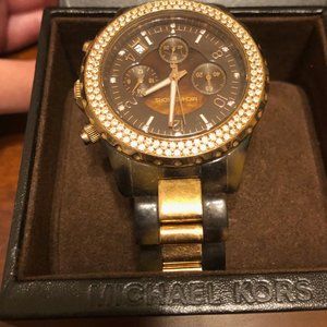 Michael Kors Tortoise Shell Watch